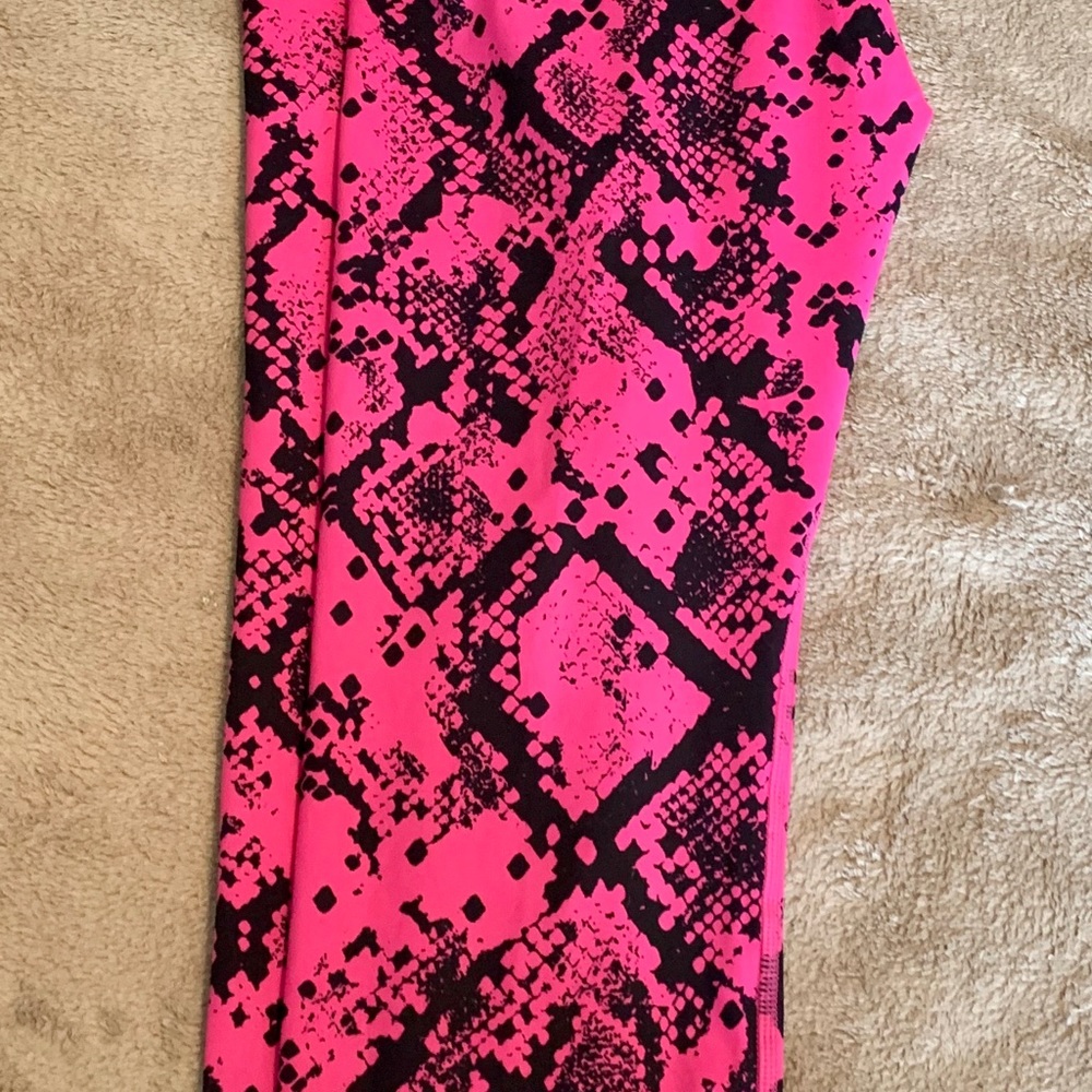 Final Price! Joy Lab Pink Python Print Leggings - image 4